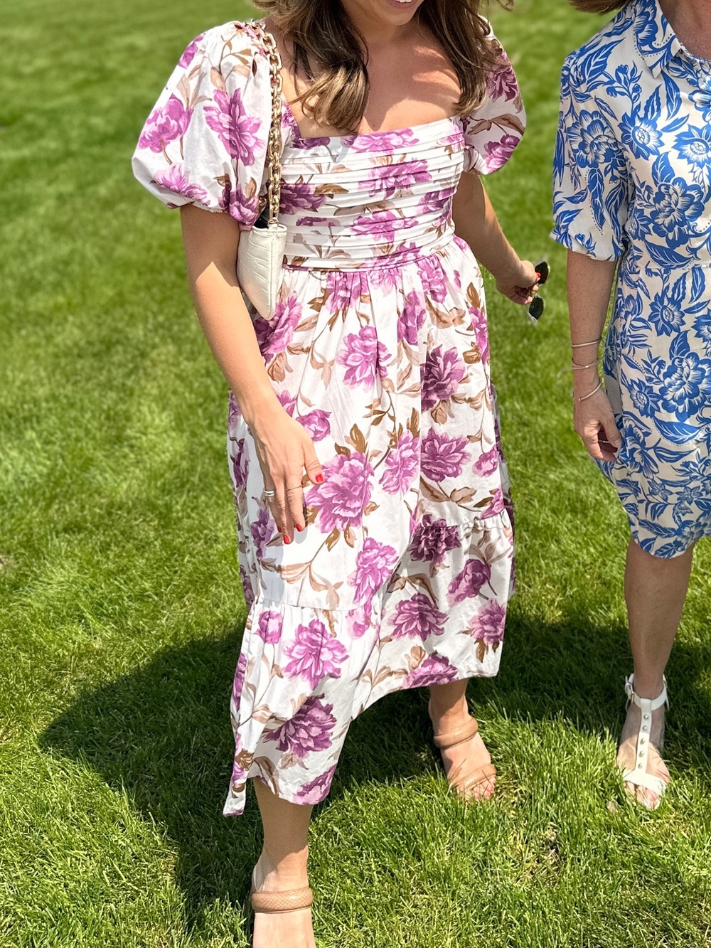 Abercrombie & Fitch Emerson Dress with Pink Floral Print - Picture 3 of 3